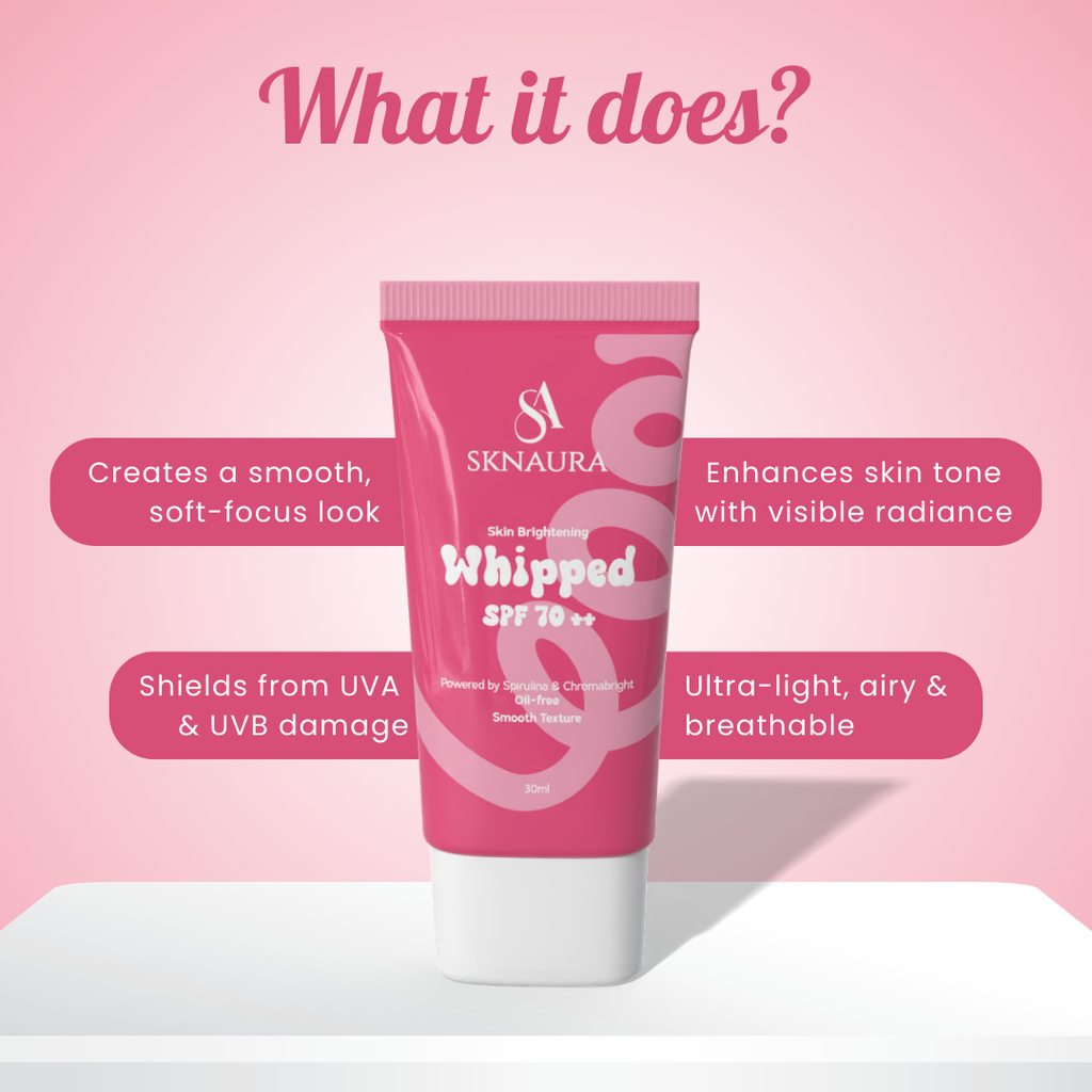 Sknaura Whipped Mousse Sunscreen SPF 70++