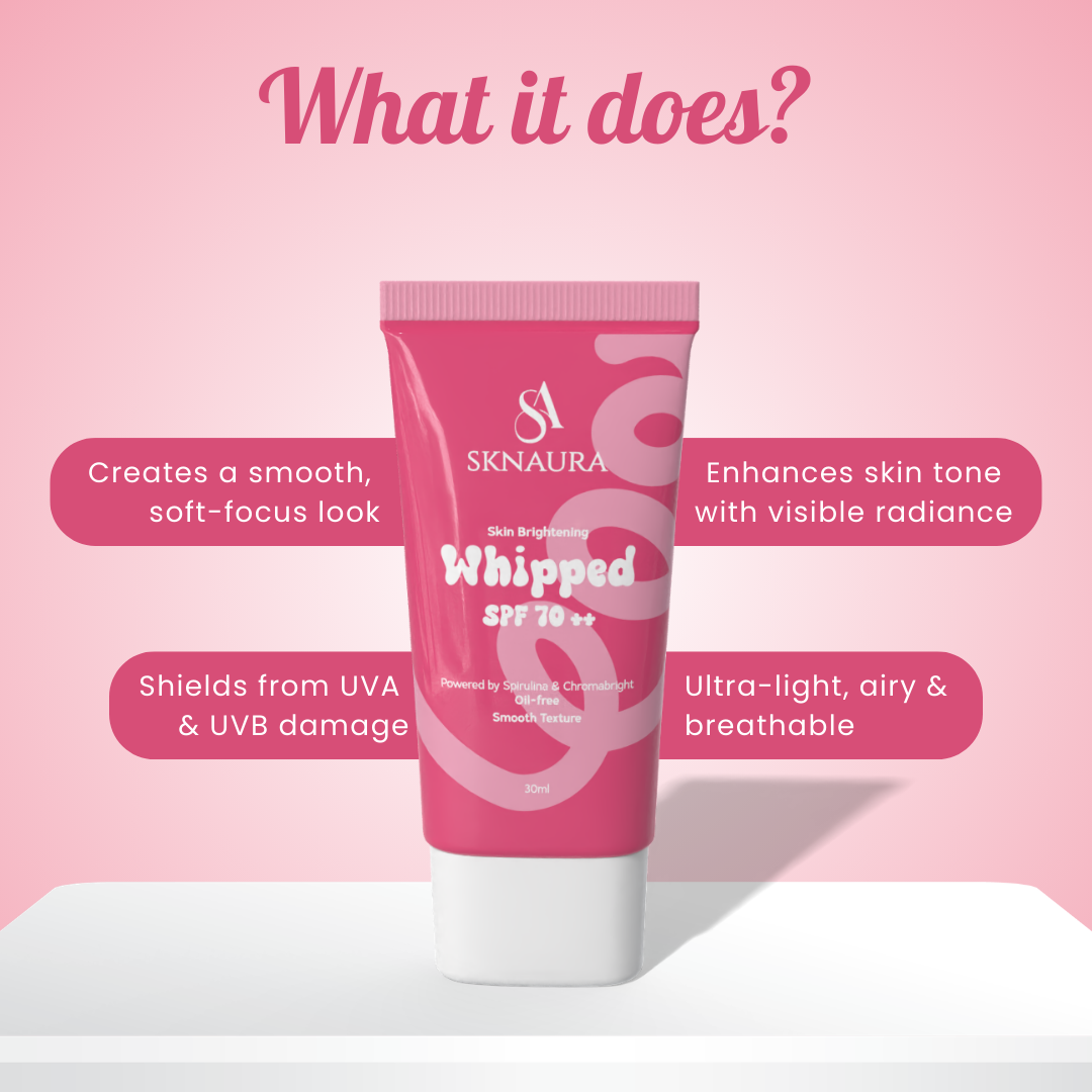 Sknaura Whipped Mousse Sunscreen SPF 70++