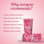 Sknaura Whipped Mousse Sunscreen SPF 70++