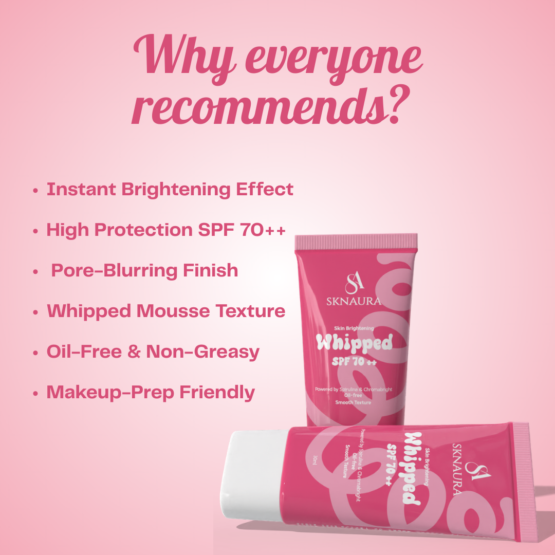 Sknaura Whipped Mousse Sunscreen SPF 70++